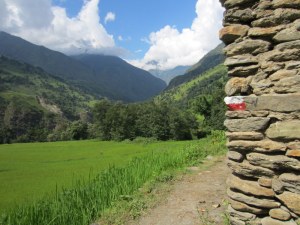 Making out way along the Annapurna Circuit Trail